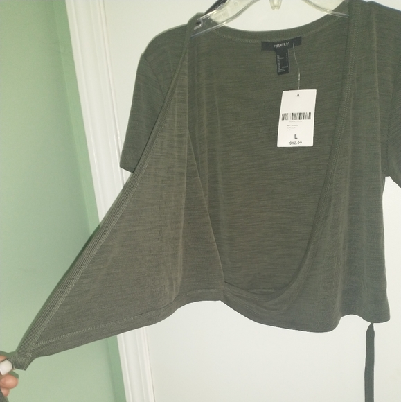 Women's forever 21 crop kimono top - Picture 9 of 9